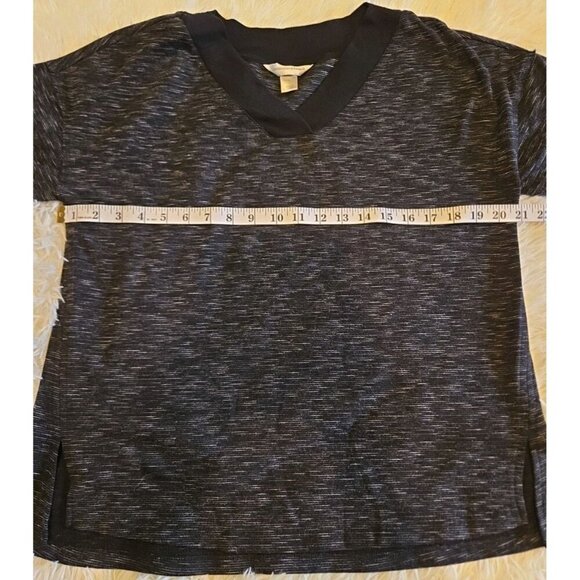 Christopher & Banks Womens Sweater V Neck Long Sleeve Pull Over Black Size Small - Picture 4 of 9